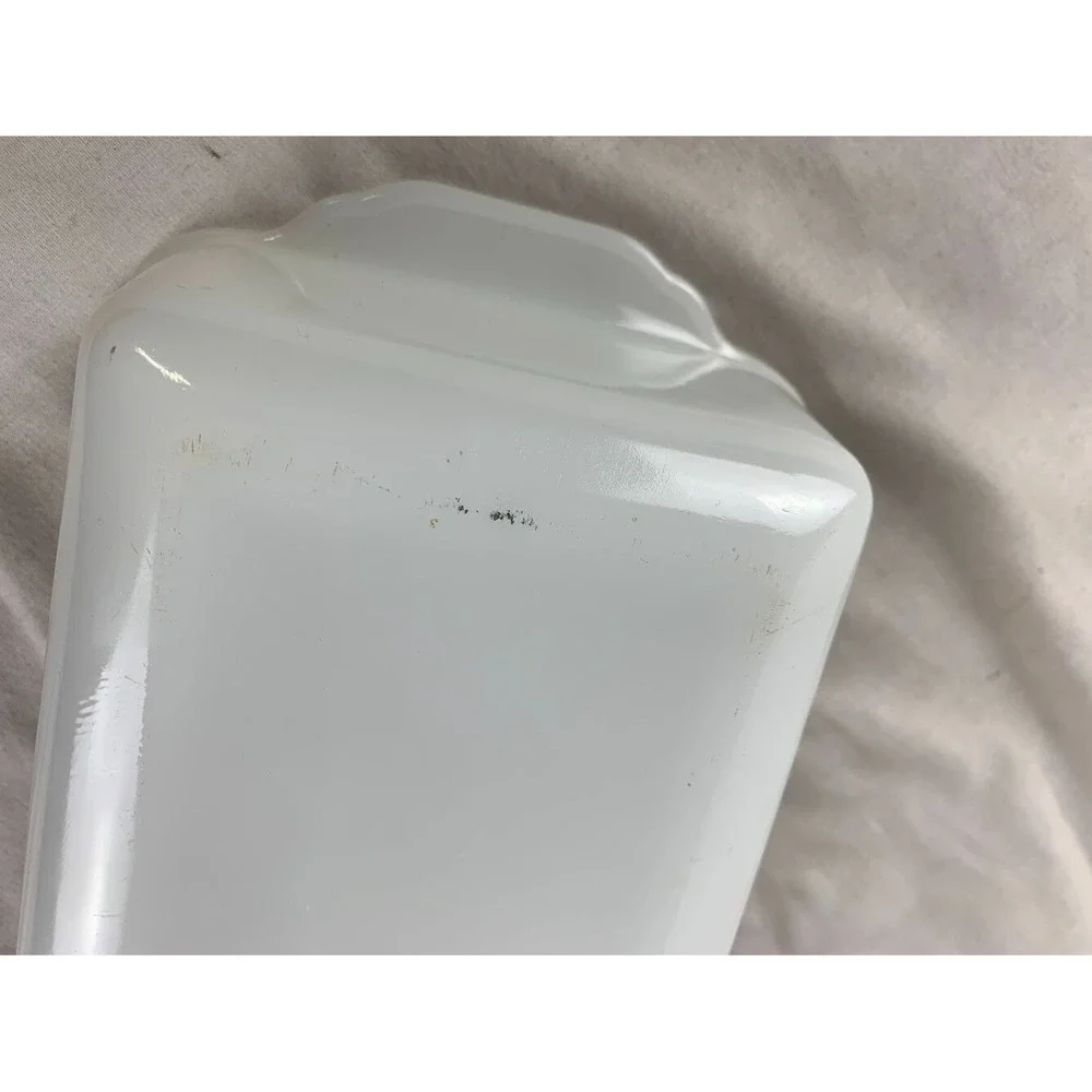 Vintage Fire King Harvest Wheat 1 QT Baking Dish Oven made in usa milk glass 409